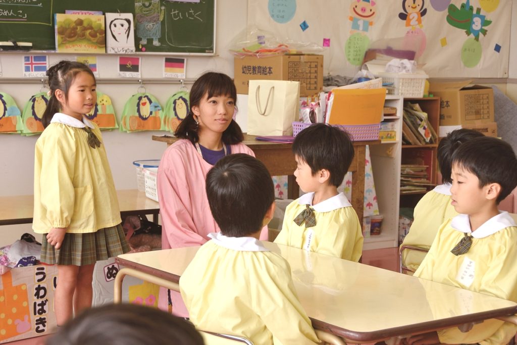 画像：クラスごとに朝の会